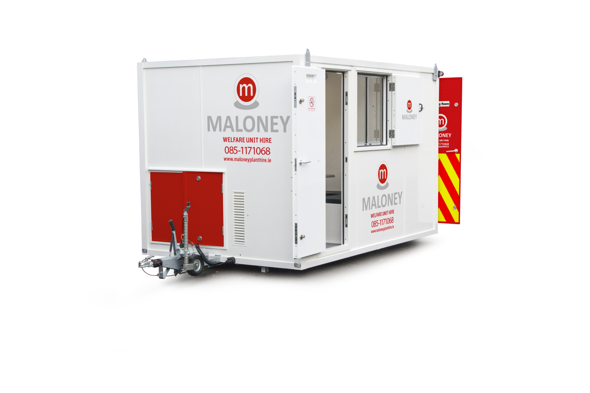 Mobile Welfare Units for Hire in Ireland from Maloney Plant Hire